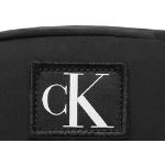 Dámské Designer Luxusní kabelky Calvin Klein Jeans v černé barvě z džínoviny ve slevě 