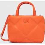 Dámské Designer Shopper Calvin Klein v oranžové barvě z polyuretanu 