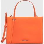 Dámské Designer Luxusní kabelky Calvin Klein v oranžové barvě 