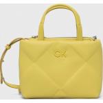 Dámské Designer Shopper Calvin Klein v žluté barvě z polyuretanu 