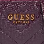 Dámské Luxusní kabelky Guess v bordeaux červené ve slevě 
