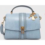 Dámské Luxusní kabelky Guess v modré barvě z polyesteru s vnitřním organizérem 