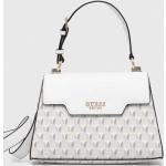 Dámské Luxusní kabelky Guess v bílé barvě s vnitřním organizérem 