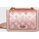 Dámské Luxusní kabelky Guess v růžové barvě z polyesteru ve slevě 