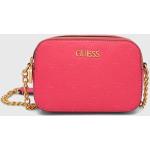 Dámské Luxusní kabelky Guess v růžové barvě z polyesteru ve slevě 