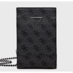 Dámské Luxusní kabelky Guess v šedé barvě z polyesteru s vnější kapsou ve slevě 