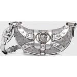 Dámské Luxusní kabelky Guess ve stříbrné barvě z polyesteru 