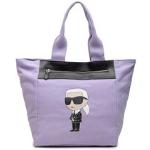 Dámské Luxusní kabelky Karl Lagerfeld ve fialové barvě ve slevě 