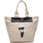 Dámské Luxusní kabelky Karl Lagerfeld v béžové barvě ve slevě 