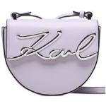 Dámské Luxusní kabelky Karl Lagerfeld ve fialové barvě ve slevě 