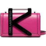 Dámské Luxusní kabelky Karl Lagerfeld v růžové barvě ve slevě 