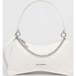 Dámské Luxusní kabelky Karl Lagerfeld v bílé barvě z polyuretanu 