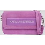 Dámské Psaníčka Karl Lagerfeld v růžové barvě v elegantním stylu s odnímatelným popruhem 