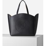 Dámské Luxusní kabelky Karl Lagerfeld v černé barvě v moderním stylu z hladké kůže 