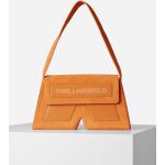 Dámské Luxusní kabelky Karl Lagerfeld v oranžové barvě v moderním stylu 