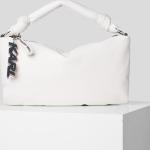 Dámské Luxusní kabelky Karl Lagerfeld v bílé barvě v moderním stylu z kůže 