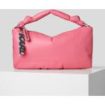 Dámské Luxusní kabelky Karl Lagerfeld v růžové barvě v moderním stylu z kůže 