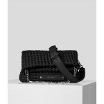 Dámské Elegantní kabelky Karl Lagerfeld v černé barvě v elegantním stylu s odnímatelným popruhem 