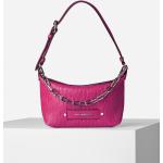 Dámské Luxusní kabelky Karl Lagerfeld v růžové barvě z kůže 