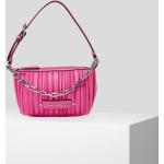 Dámské Luxusní kabelky Karl Lagerfeld v růžové barvě z kůže 