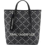 Dámské Luxusní kabelky Karl Lagerfeld v šedé barvě v ležérním stylu 