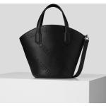 Dámské Luxusní kabelky Karl Lagerfeld v černé barvě z hladké kůže 