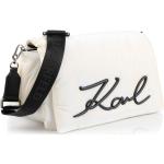 Dámské Luxusní kabelky Karl Lagerfeld v bílé barvě prošívané 