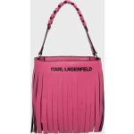 Dámské Shopper Karl Lagerfeld v růžové barvě z polyuretanu ve slevě 
