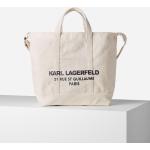 Dámské Tašky přes rameno Karl Lagerfeld v hnědé barvě z plátěného materiálu 