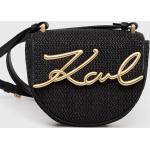 Dámské Luxusní kabelky Karl Lagerfeld v šedé barvě z kůže 