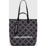 Dámské Shopper Karl Lagerfeld v šedé barvě z polyuretanu 