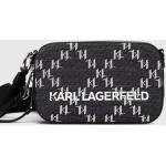 Dámské Luxusní kabelky Karl Lagerfeld v šedé barvě z polyuretanu ve slevě 