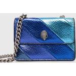 Dámské Luxusní kabelky v modré barvě prošívané z polyesteru 