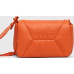 Dámské Luxusní kabelky Liu Jo v oranžové barvě prošívané z polyesteru 