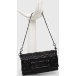 Dámské Designer Luxusní kabelky Moschino Love Moschino v černé barvě prošívané z polyuretanu s vnitřním organizérem 