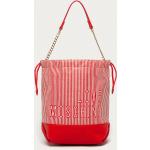 Dámské Designer Shopper Moschino Love Moschino v červené barvě z plastu ve slevě 