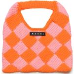 Dívčí Designer Elegantní kabelky MARNI v oranžové barvě v elegantním stylu 