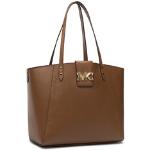 Dámské Designer Luxusní kabelky Michael Kors Karlie v hnědé barvě z kůže 