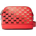 Dámské Designer Luxusní kabelky Michael Kors Jet Set v červené barvě z koženky veganské ve slevě 