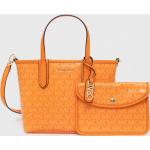 Dámské Designer Luxusní kabelky Michael Kors v oranžové barvě z plastu 