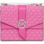 Dámské Designer Luxusní kabelky Michael Kors v růžové barvě z polyuretanu ve slevě 