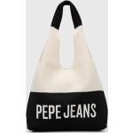 Dámské Shopper Pepe Jeans v černé barvě z polyesteru 