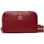 Dámské Luxusní kabelky Tommy Hilfiger v červené barvě ve slevě 