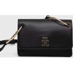Dámské Luxusní kabelky Tommy Hilfiger v černé barvě z polyuretanu 