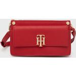 Dámské Luxusní kabelky Tommy Hilfiger v červené barvě z polyuretanu ve slevě 