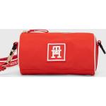 Dámské Luxusní kabelky Tommy Hilfiger v červené barvě 