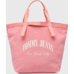Dámské Shopper Tommy Hilfiger v růžové barvě z polyesteru 