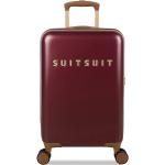 Kufry na kolečkách SuitSuit ve zlaté barvě v minimalistickém stylu z látky s integrovaným zámkem veganské 