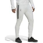 Pánské Fitness kalhoty adidas Pro v bílé barvě z froté s motivem Real Madrid ve slevě 
