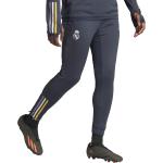 Pánské Fitness kalhoty adidas v modré barvě ve velikosti S s motivem Real Madrid ve slevě 